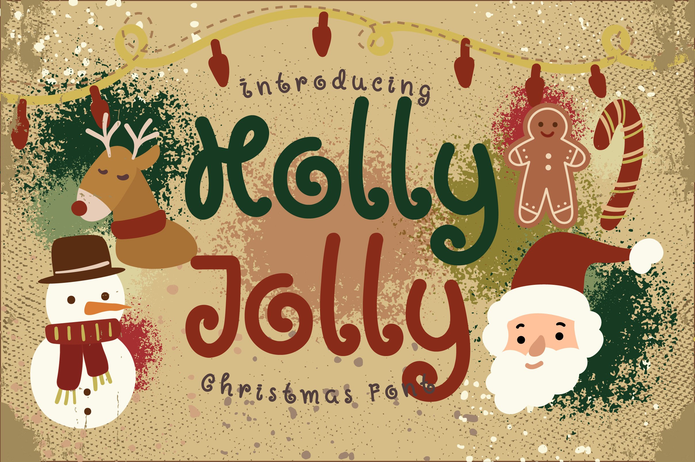 Holly Jolly Font cover image.