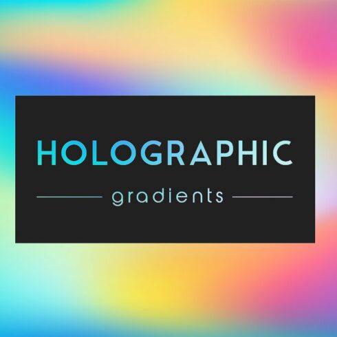 Holographic gradients set 40cover image.