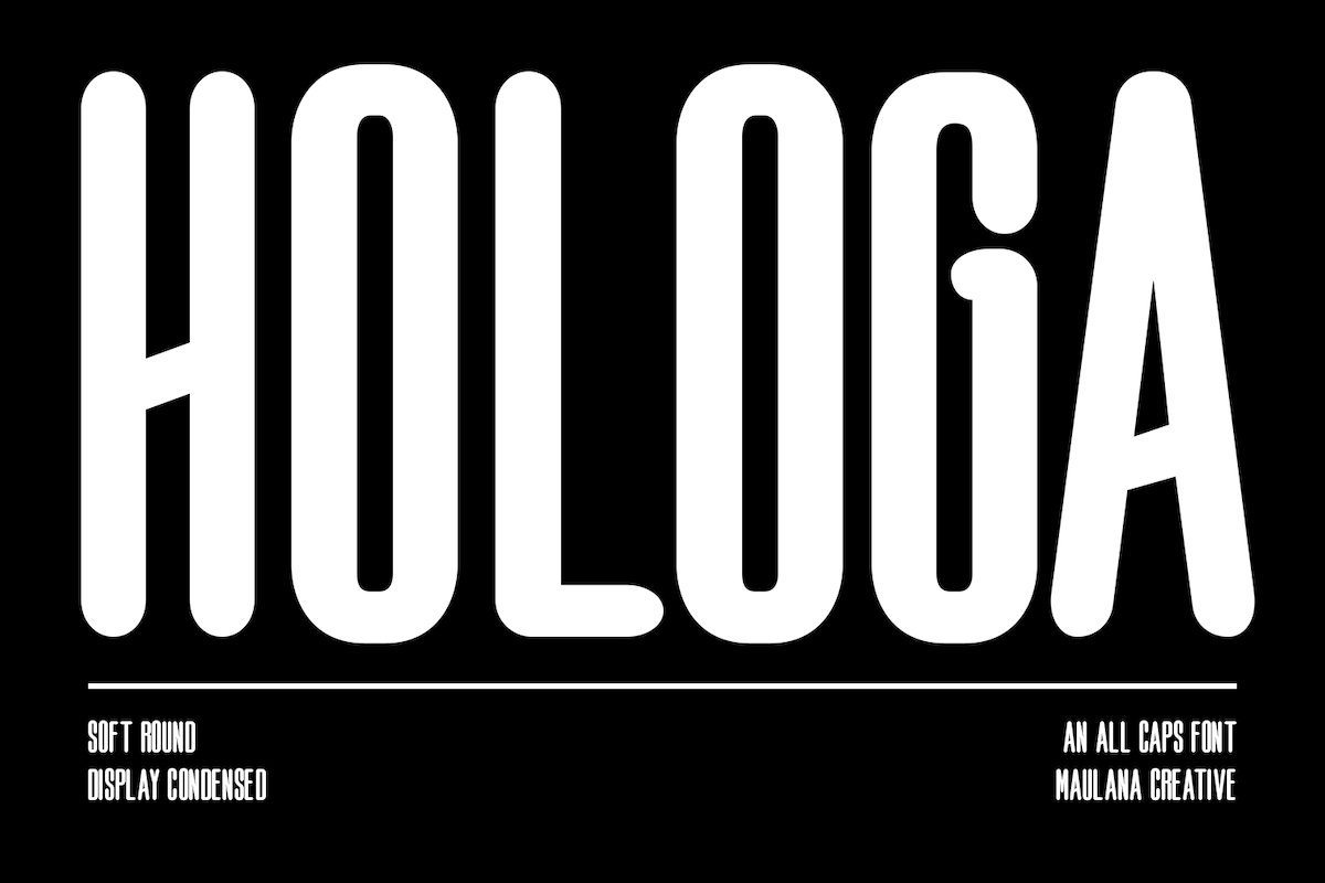 hologa condensed sans serif font 1 696