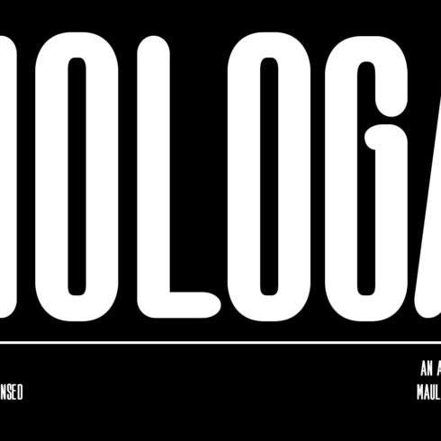 Hologa Condensed Sans Serif Font cover image.