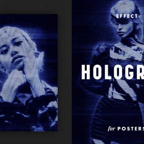 Hologram Effect for Posterscover image.