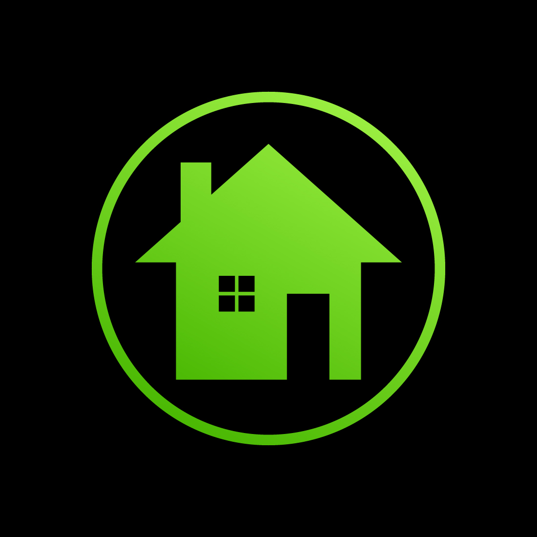 Real estate house logo design, Vector design template cover image.