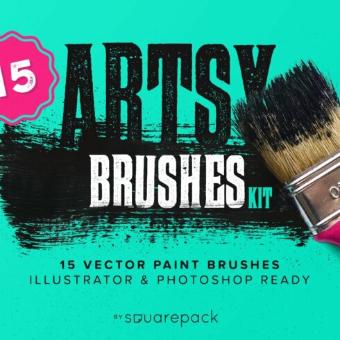 Artsy Paint Brushes Kitcover image.