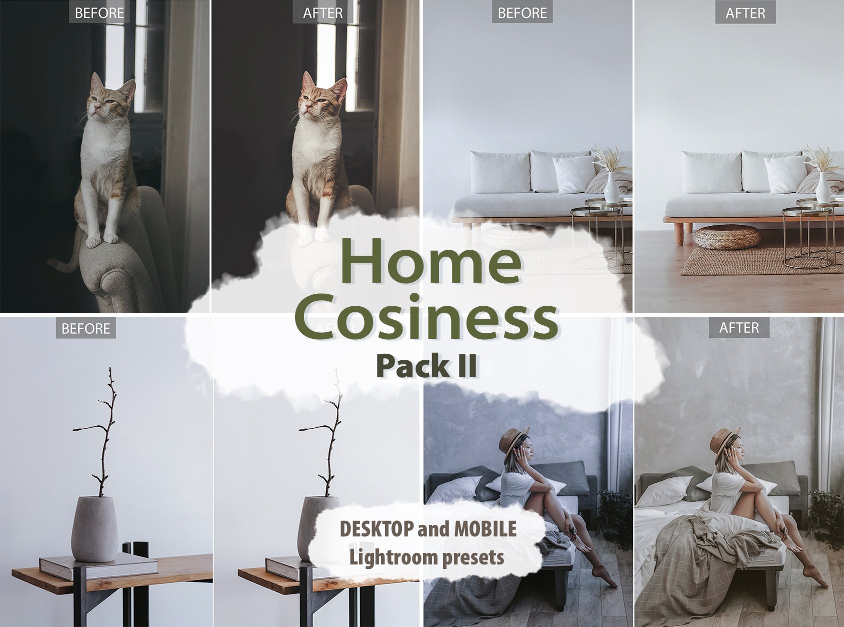 5 INTERIOR LIGHTROOM PRESETS - 2cover image.