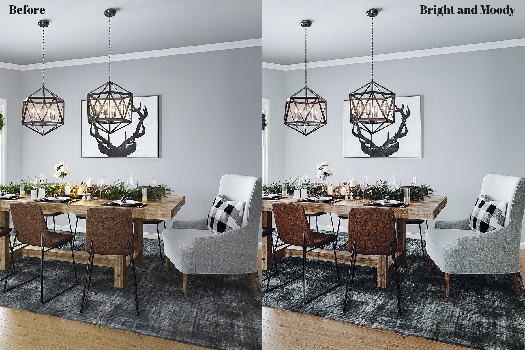 home decor lightroom presets bright and moody 102