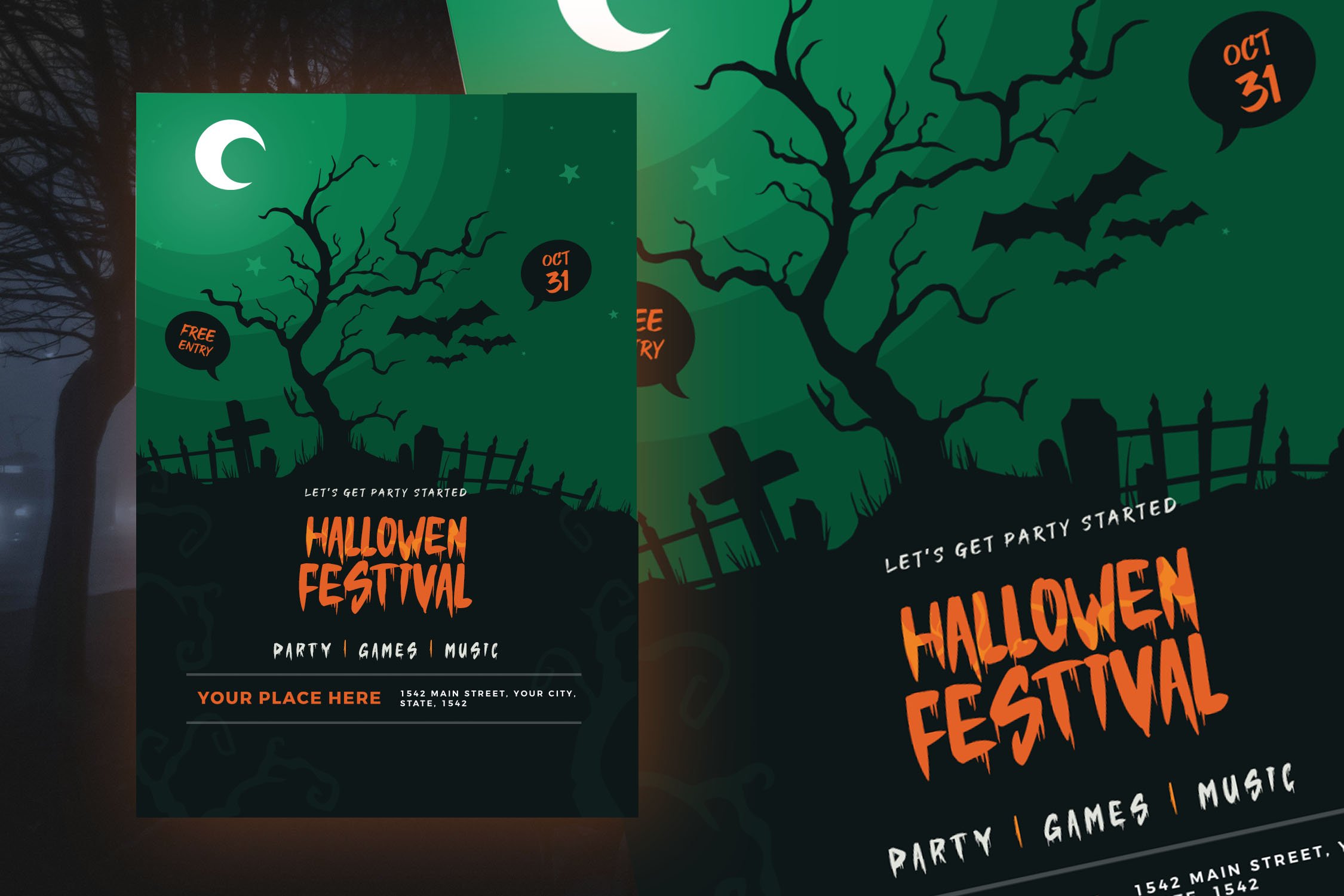 HOMEMAM - Halloween Font preview image.