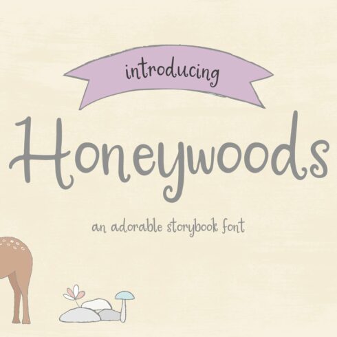 Honeywoods Storybook Font cover image.