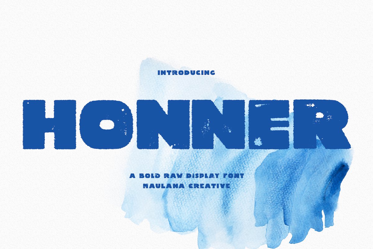 Honner Sans Serif Display Font cover image.