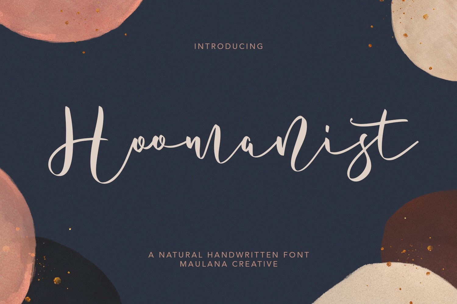 Hoomanist Natural Handwritten Font cover image.