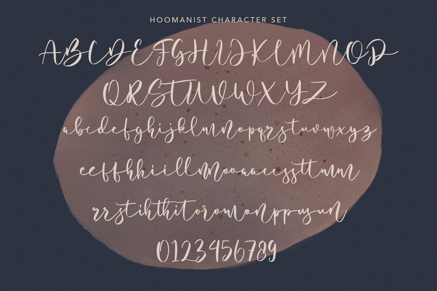 hoomanist natural handwritten font 7 14