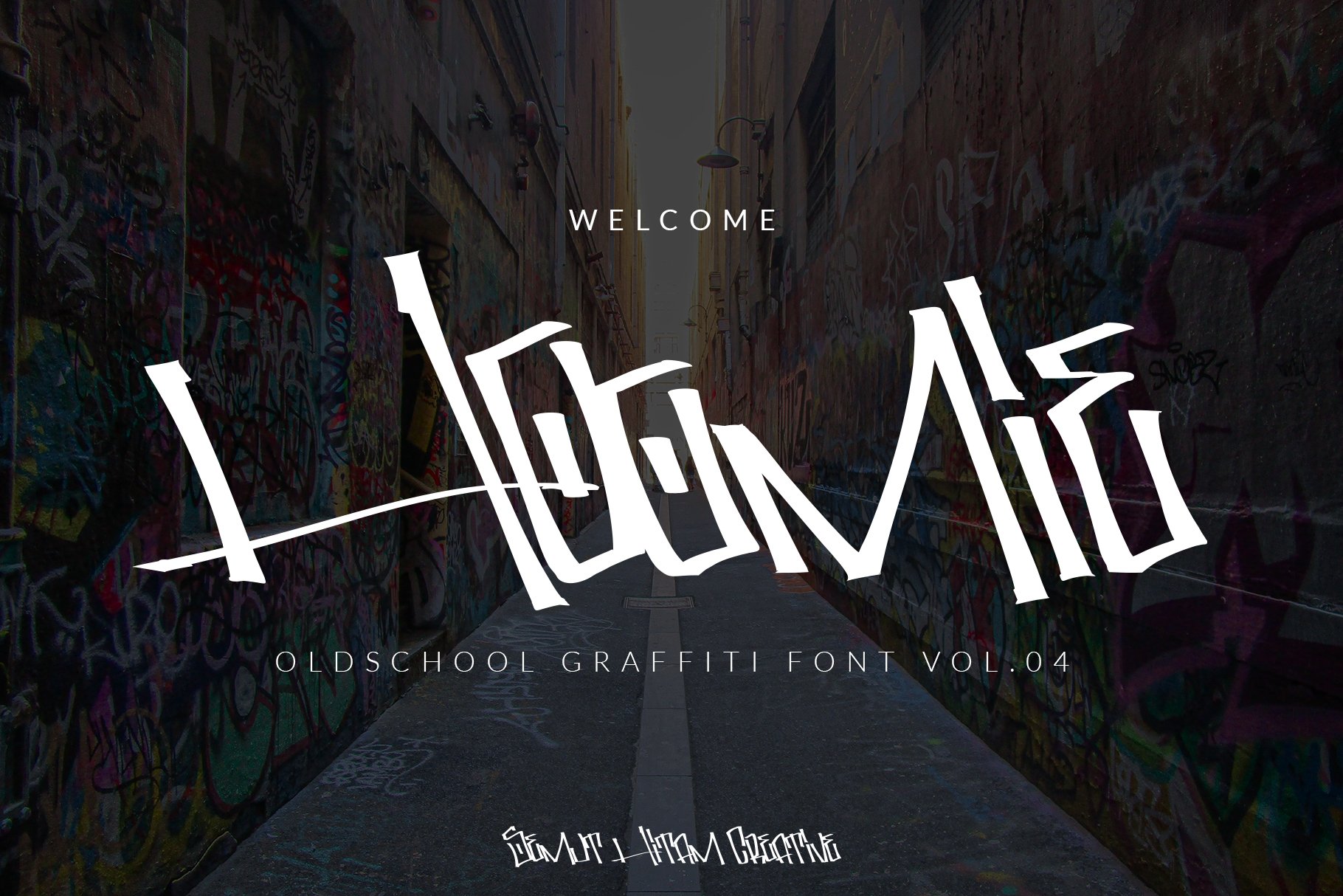 Hoomie - Graffiti Font Vol.04 cover image.