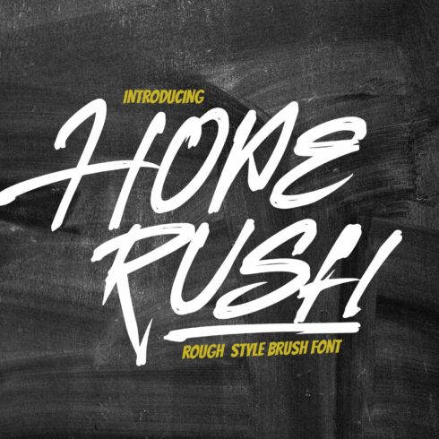 HOPERUSH - Brush Font cover image.