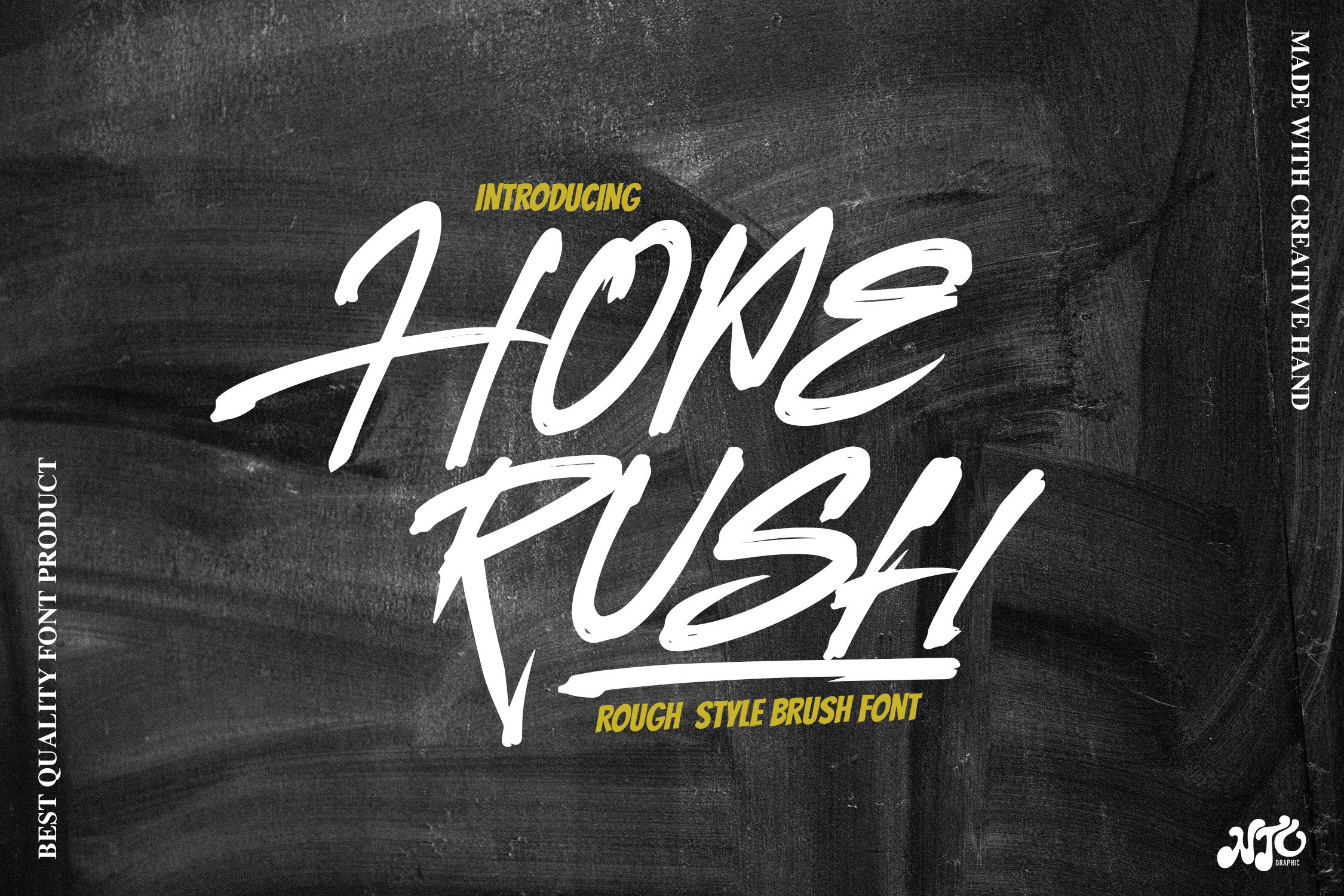 HOPERUSH - Brush Font cover image.