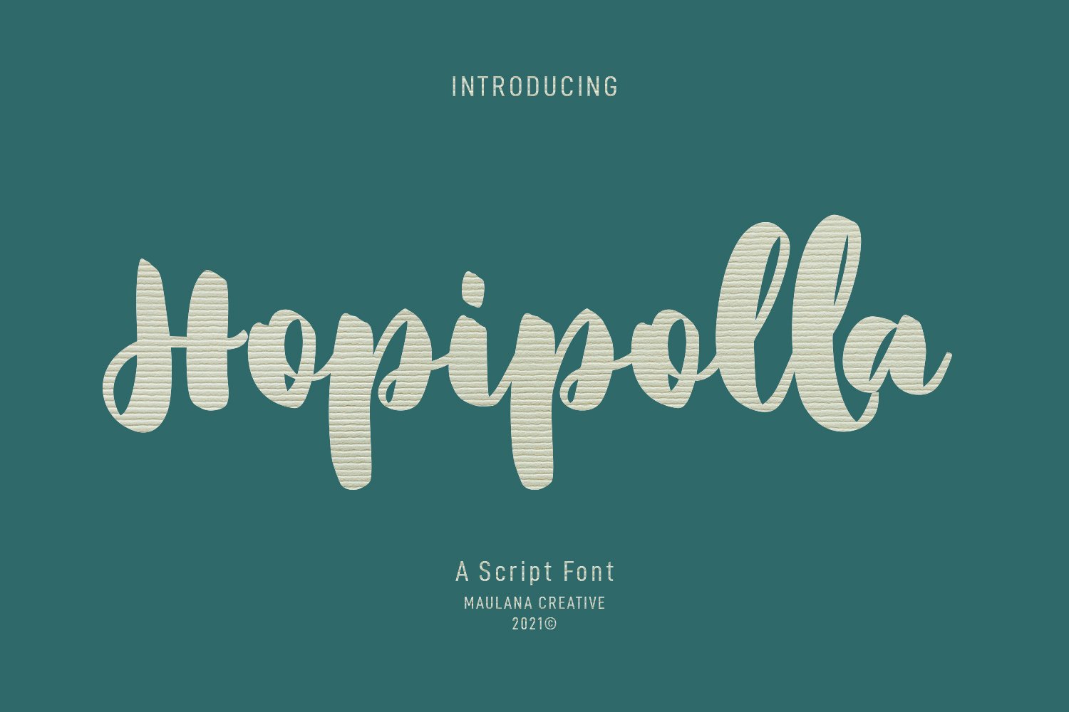 Hopipolla Script Font cover image.