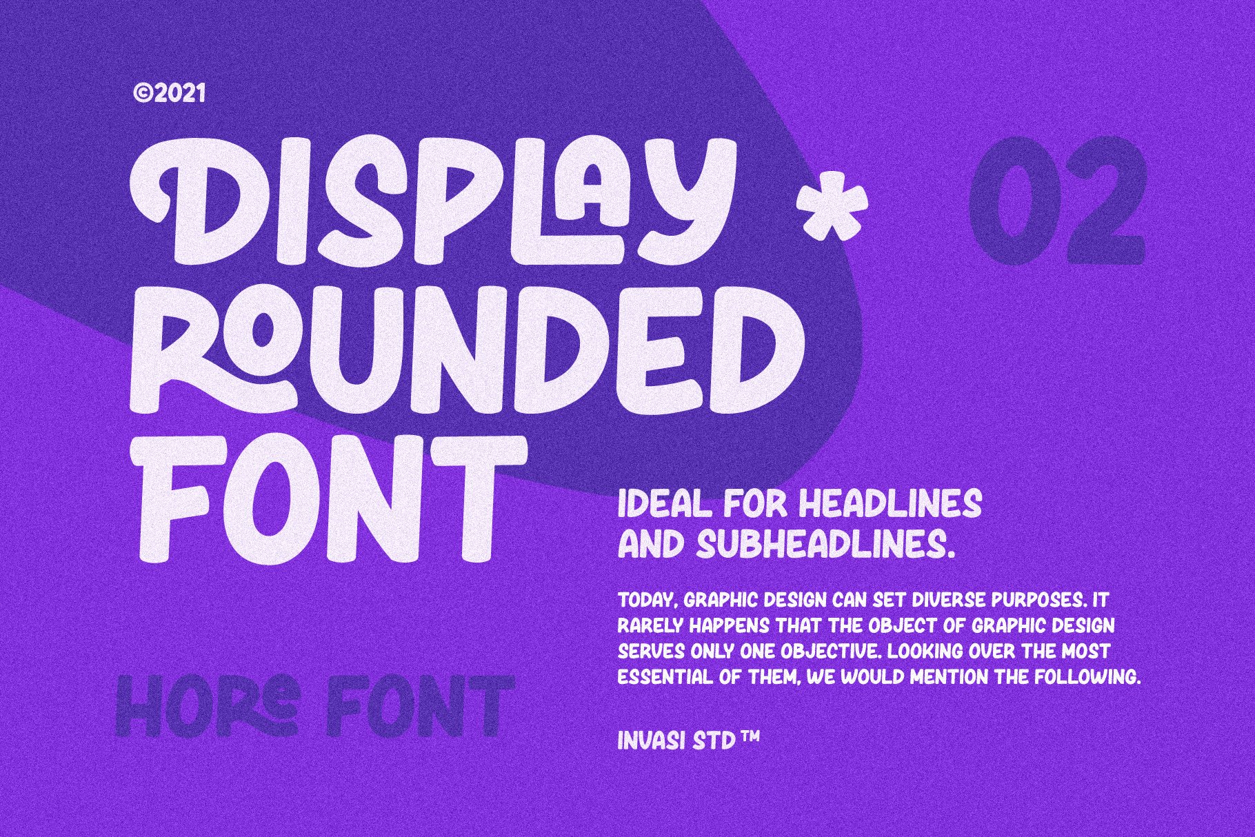 Hore - Playful Font preview image.