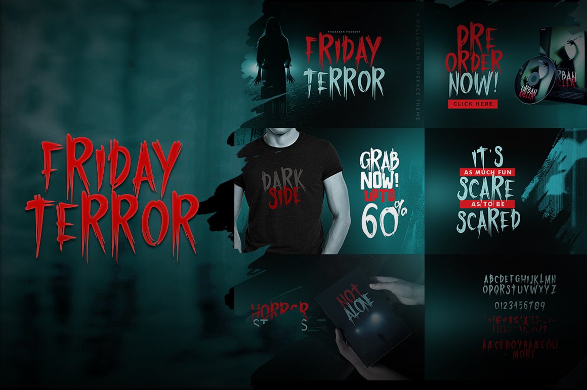 horror font bundle 5 465