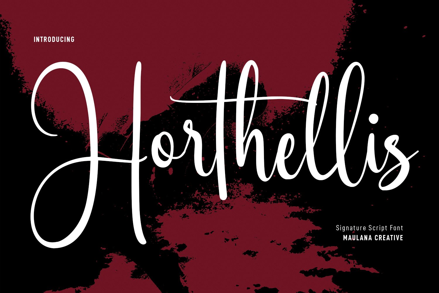 Horthellis Script Fontcover image.