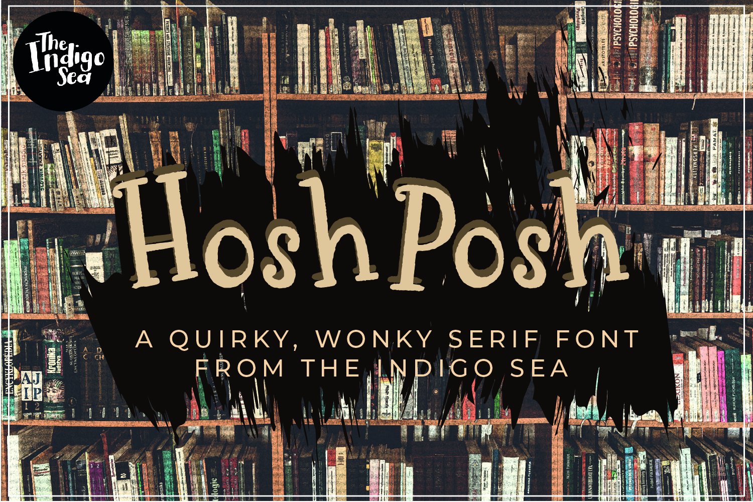 Hosh Posh Hand Drawn Font cover image.