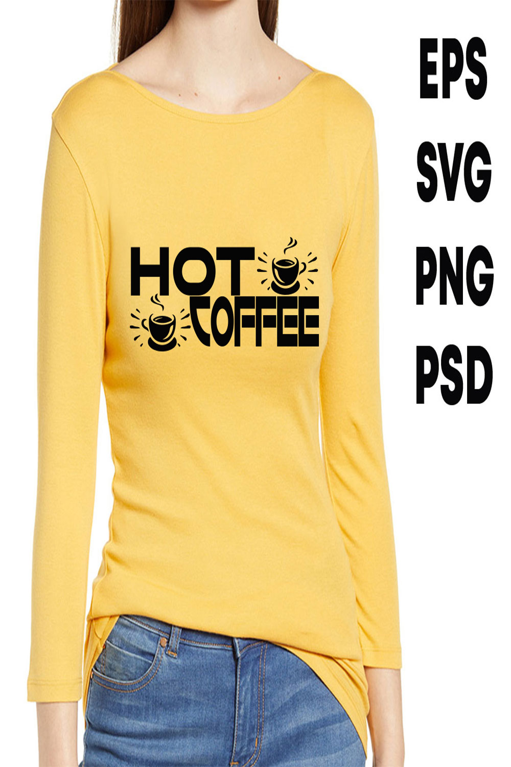 Hot Coffee pinterest preview image.