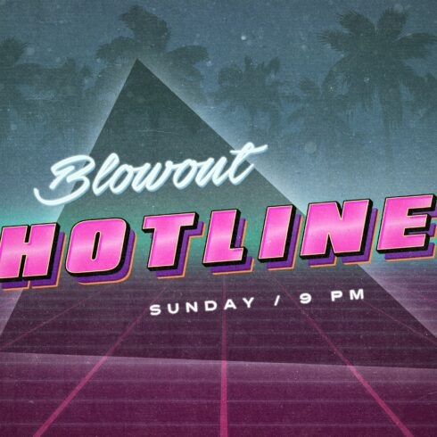 Hotline Retro Text Effectcover image.