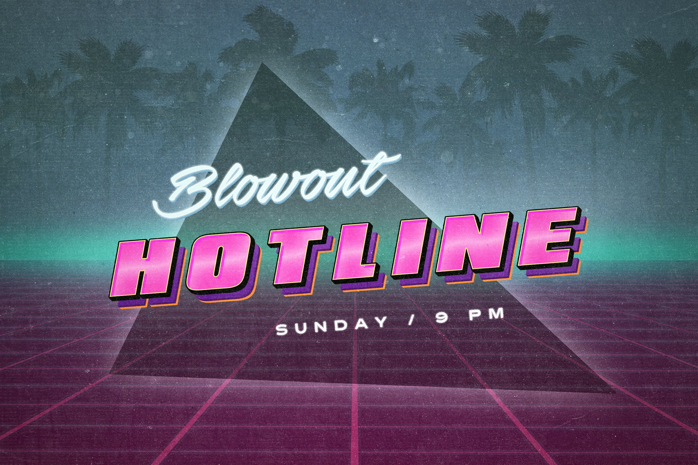 Hotline Retro Text Effectcover image.