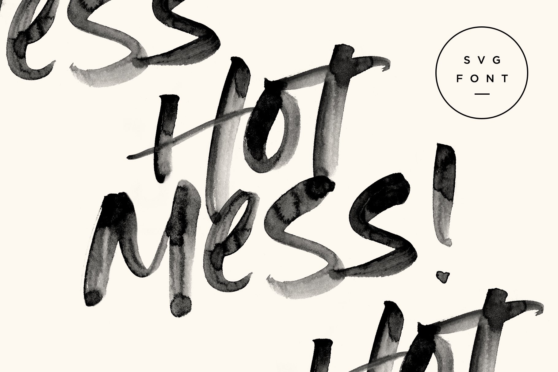 Hot Mess! SVG Font cover image.