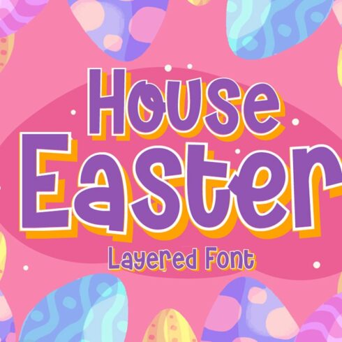 House Easter - Display Fonts Trio cover image.