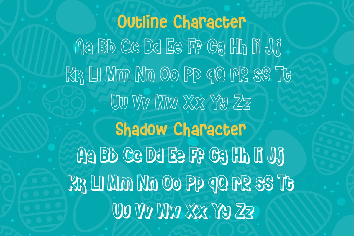 house easter display fonts 08 920