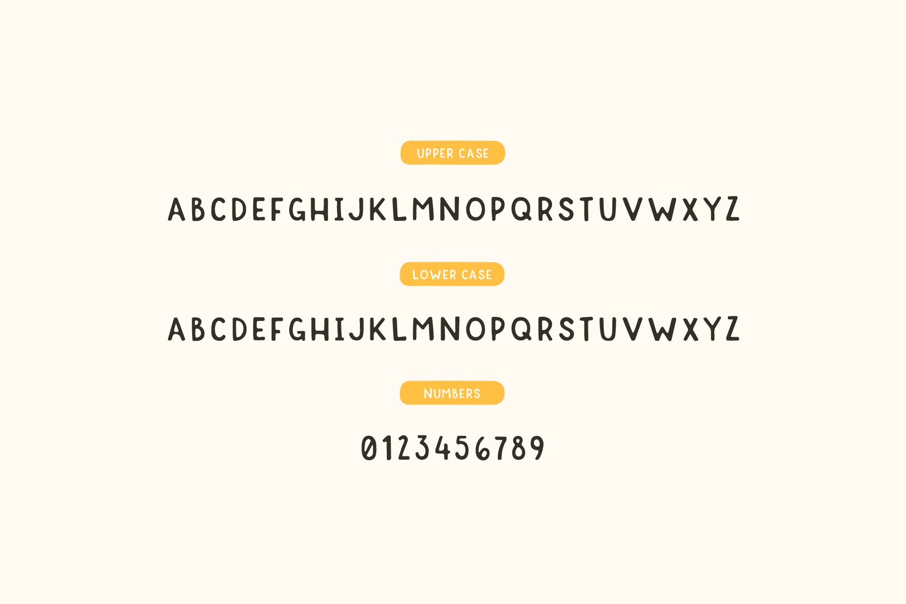 Jitters | Handwritten Uppercase Font preview image.