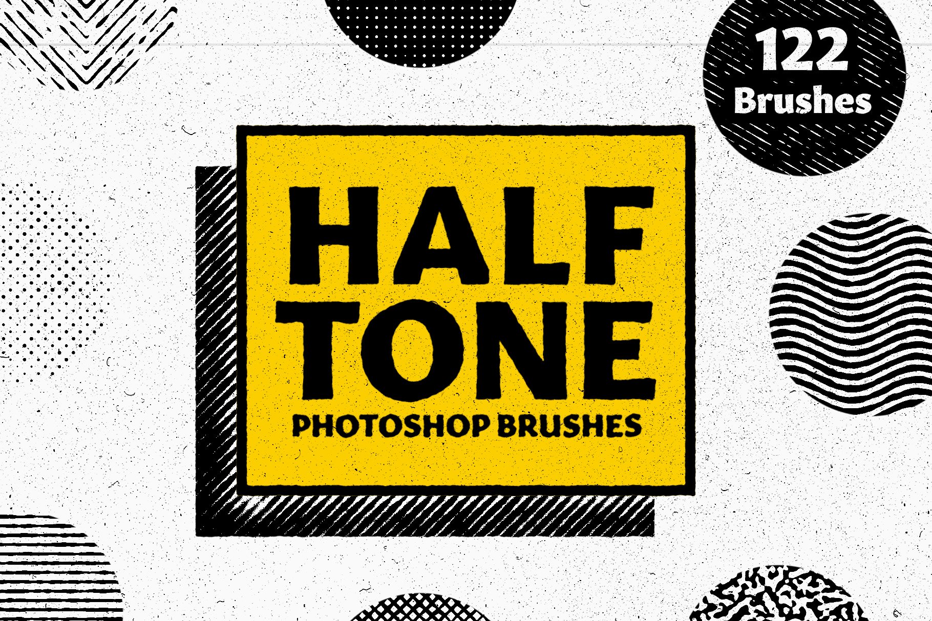 HALFTONE - Brushes for Photoshopcover image.