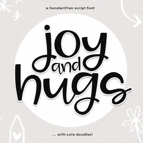 Joy & Hugs - Handwritten Script Font cover image.