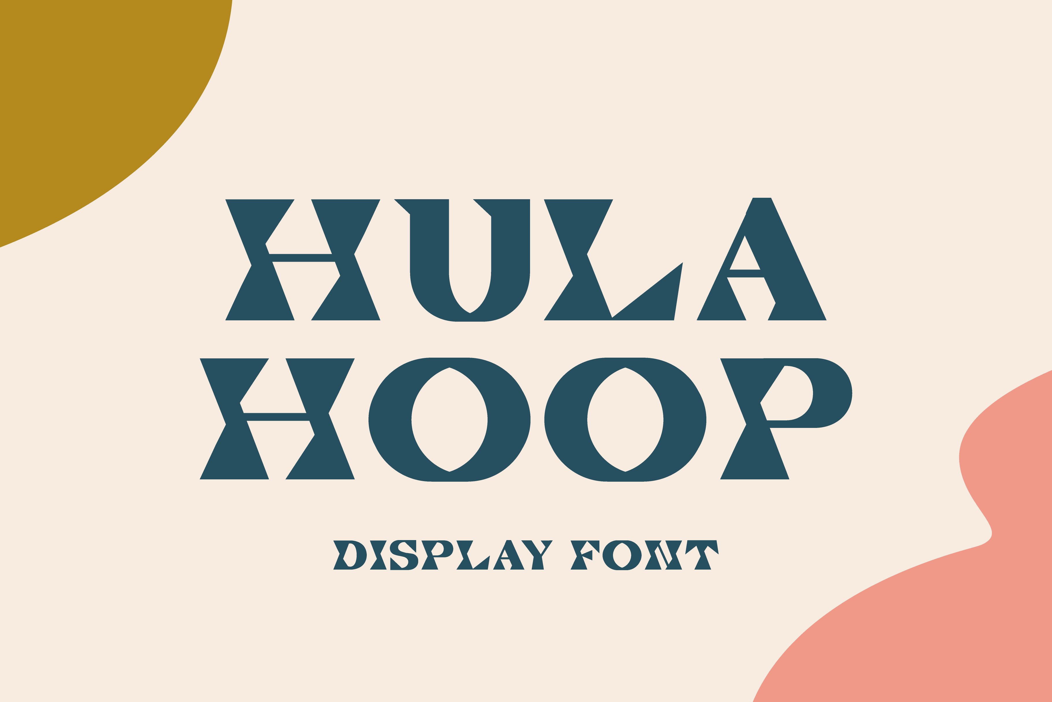 Hula Hoop - Fun Display Font cover image.