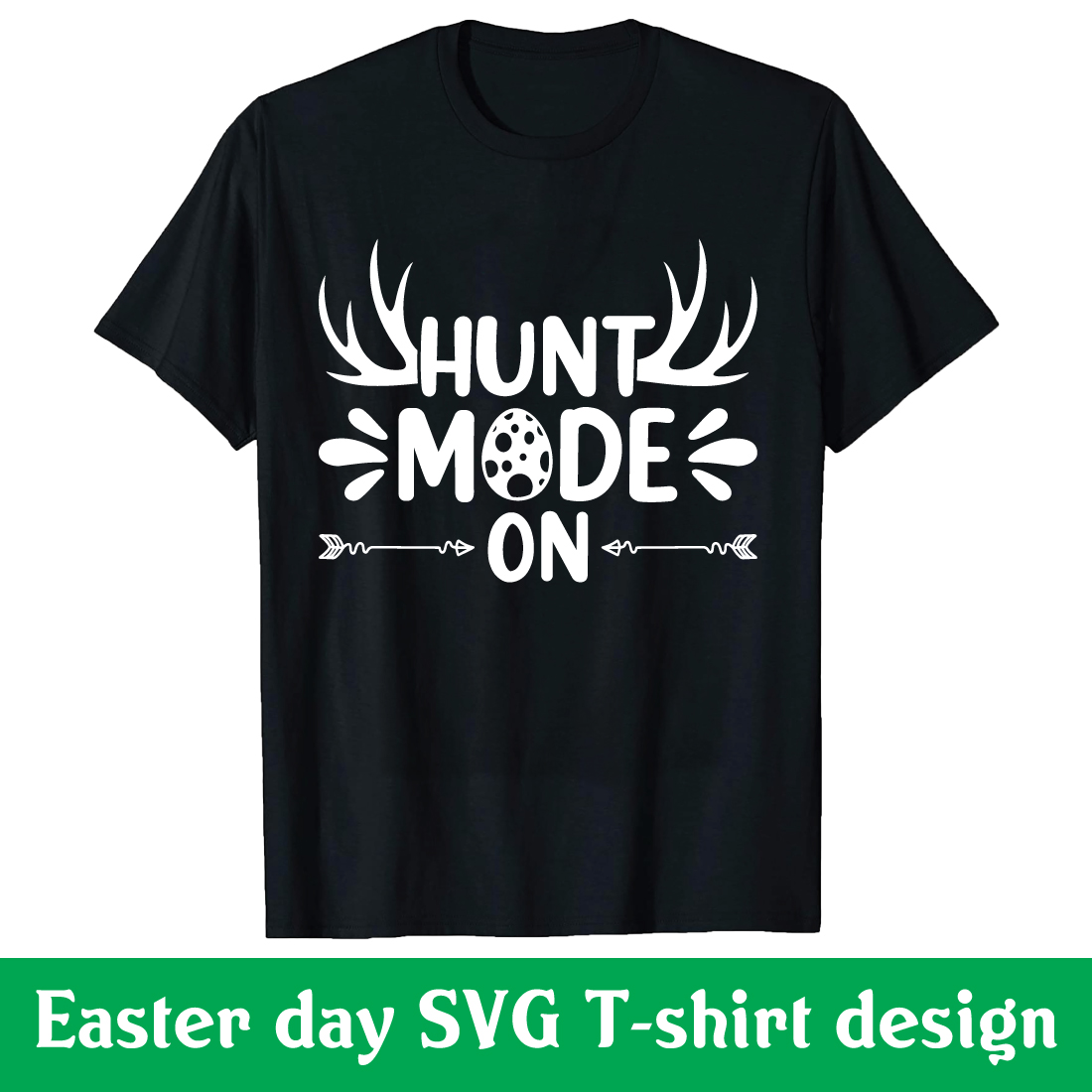 Hunt mode on SVG T-shirt design cover image.