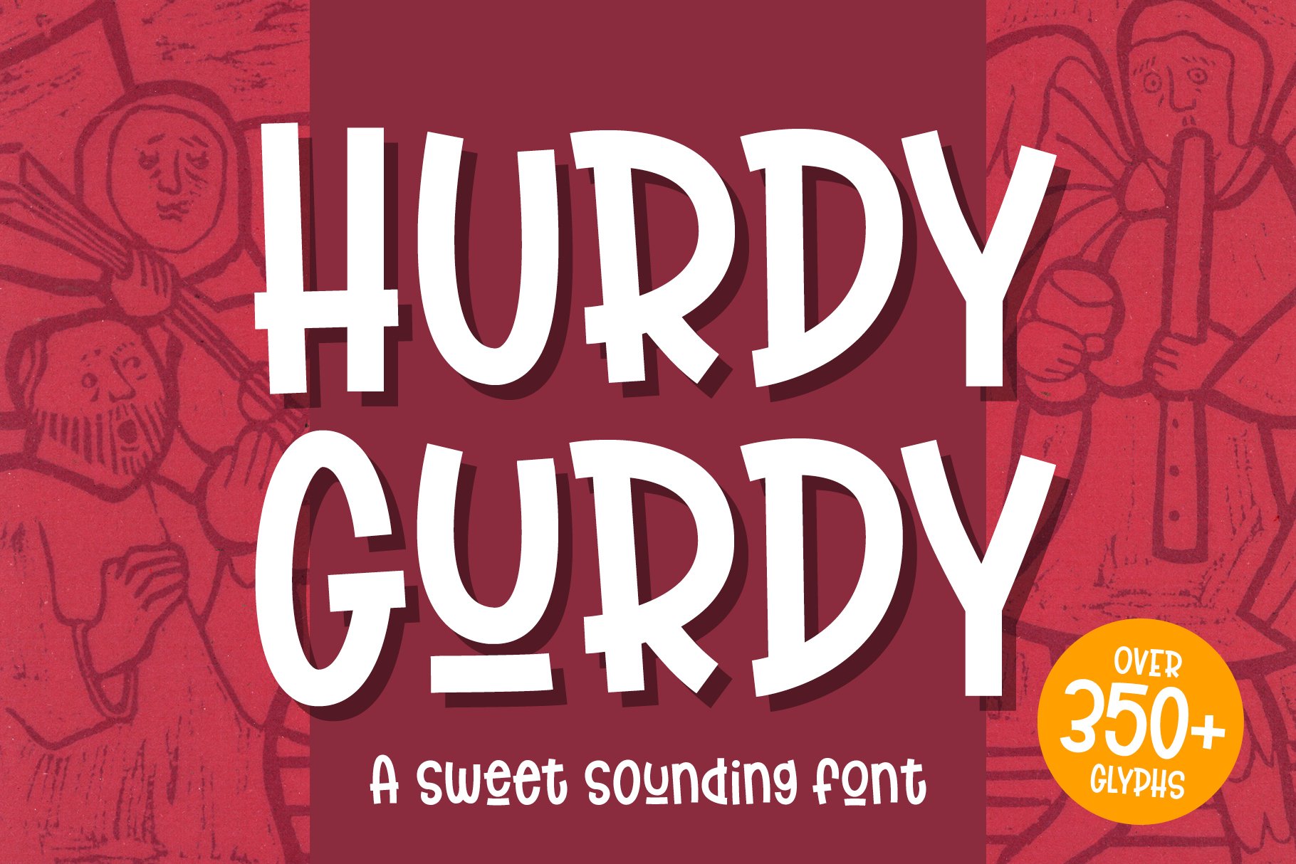 Hurdy Gurdy - a fun comic font!!!! cover image.