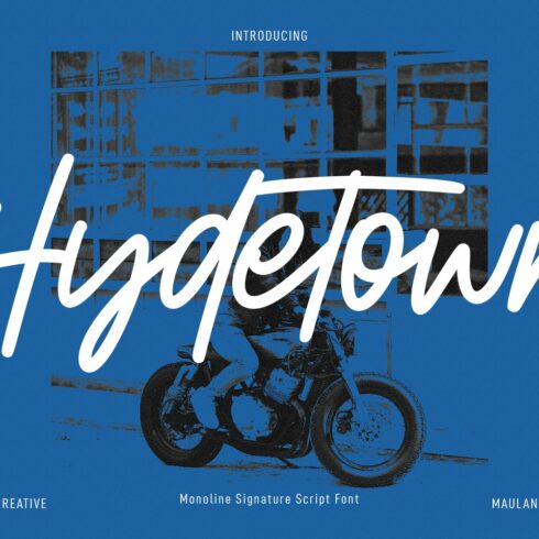 Hydetown Script Font cover image.