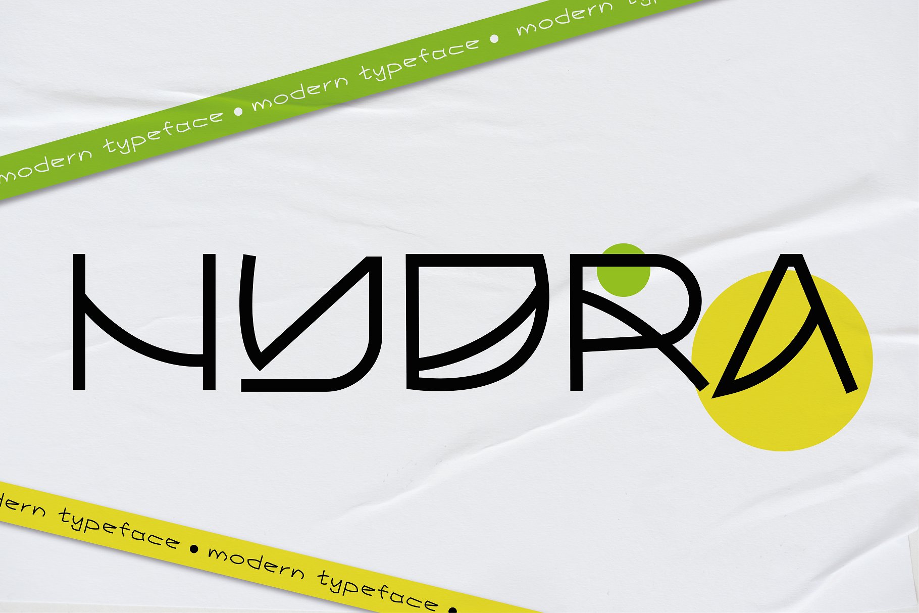 Hydra - Experimental Typeface cover image.