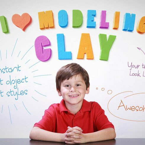 I ♥ Modeling Clay — Text Effectscover image.
