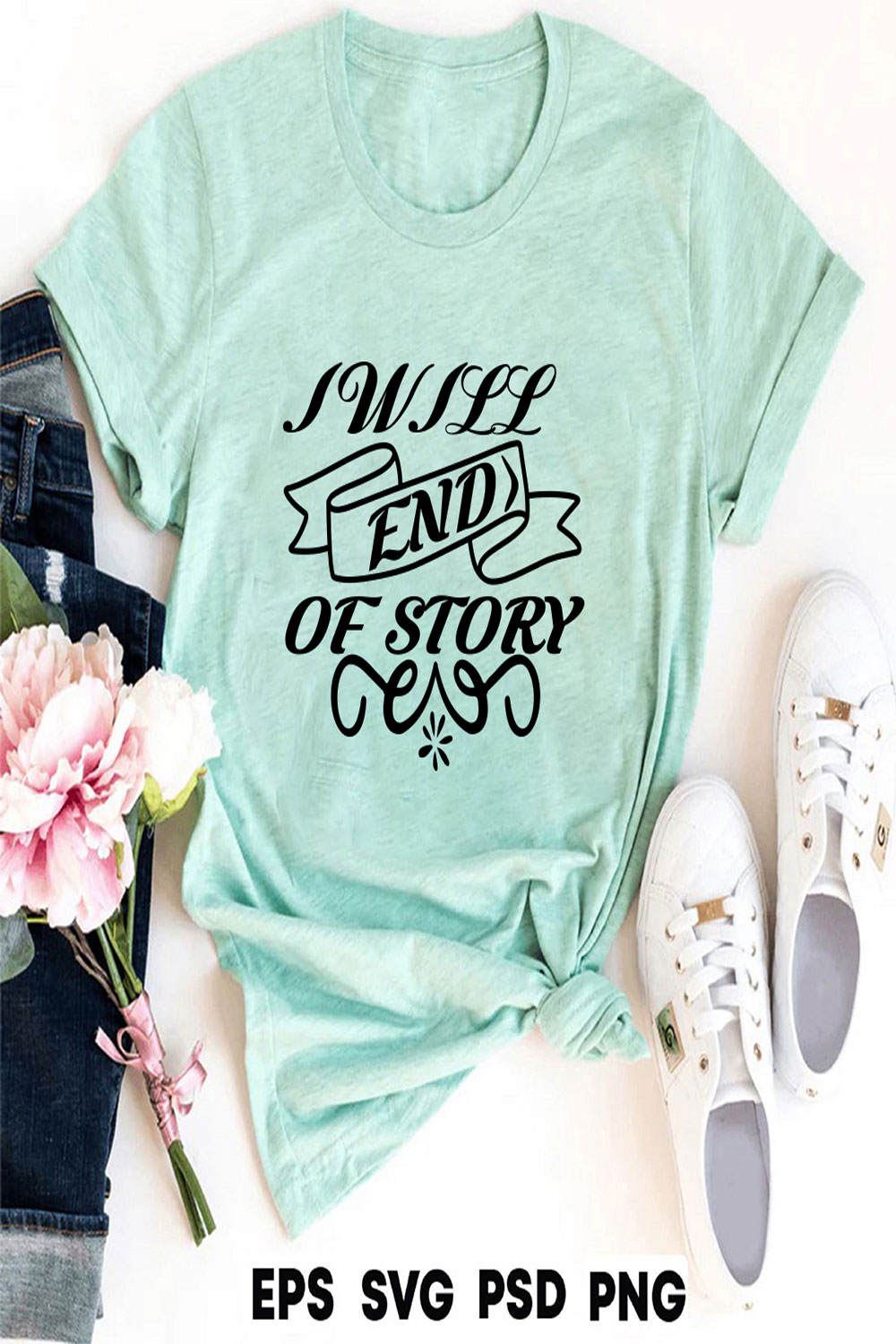 I WILL END OF STORY pinterest preview image.