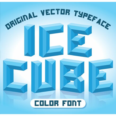 Ice Cube Color Fontcover image.