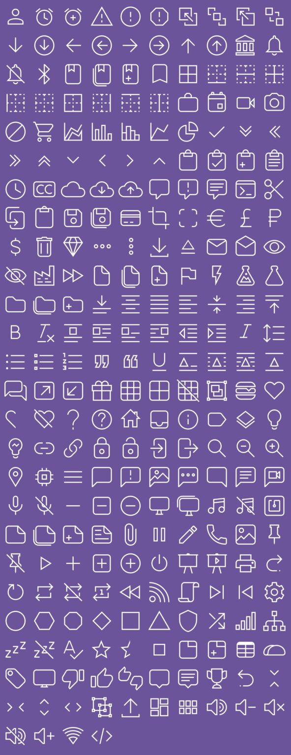 Material Design Icons - Light – MasterBundles