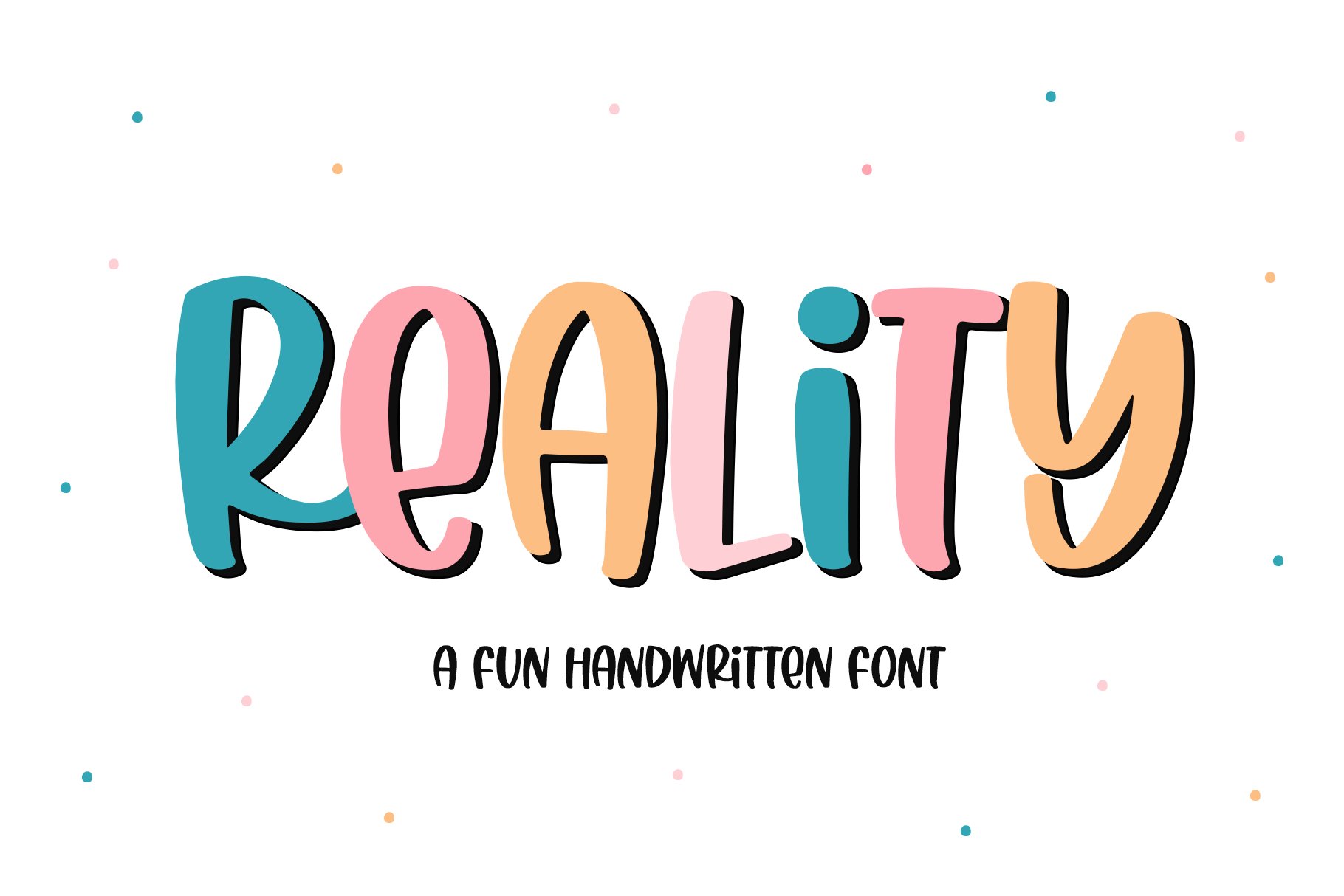 Reality | Fun Handwritten Font cover image.