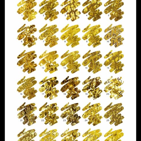 Gold Foil Textures+Styles PS Bundlecover image.