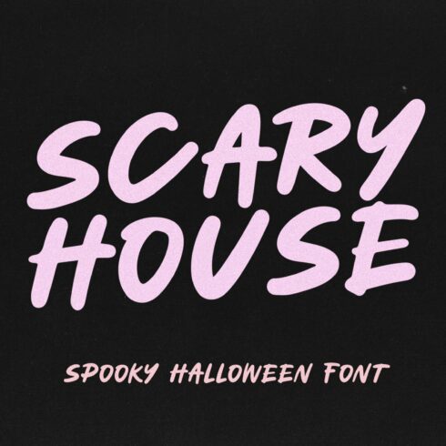 Scary House | Spooky Halloween Font cover image.