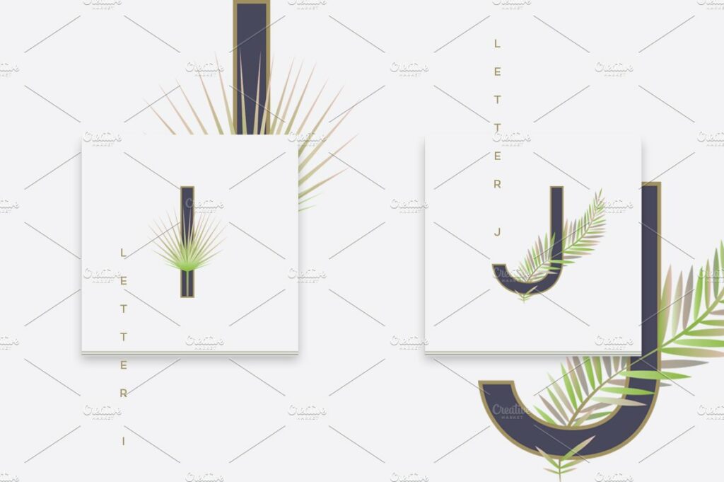 Spring alphabet letters MasterBundles