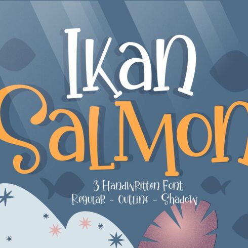Ikan Salmon - Handwritten Trio Fonts cover image.