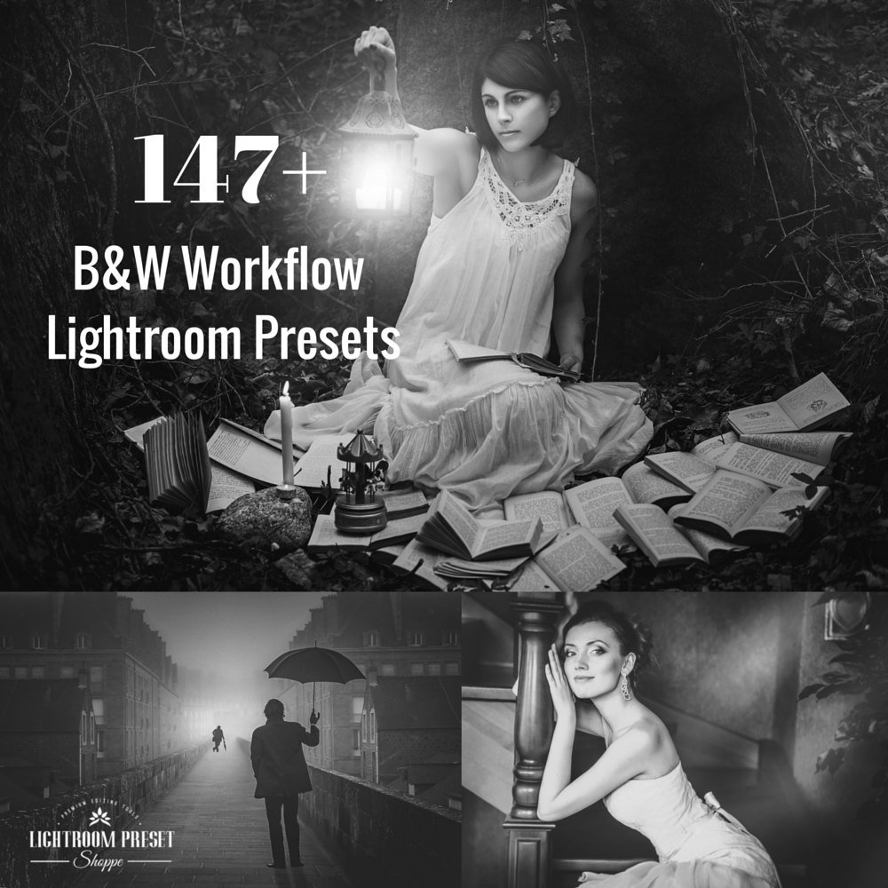 B&W Lightroom Presets Bundlecover image.