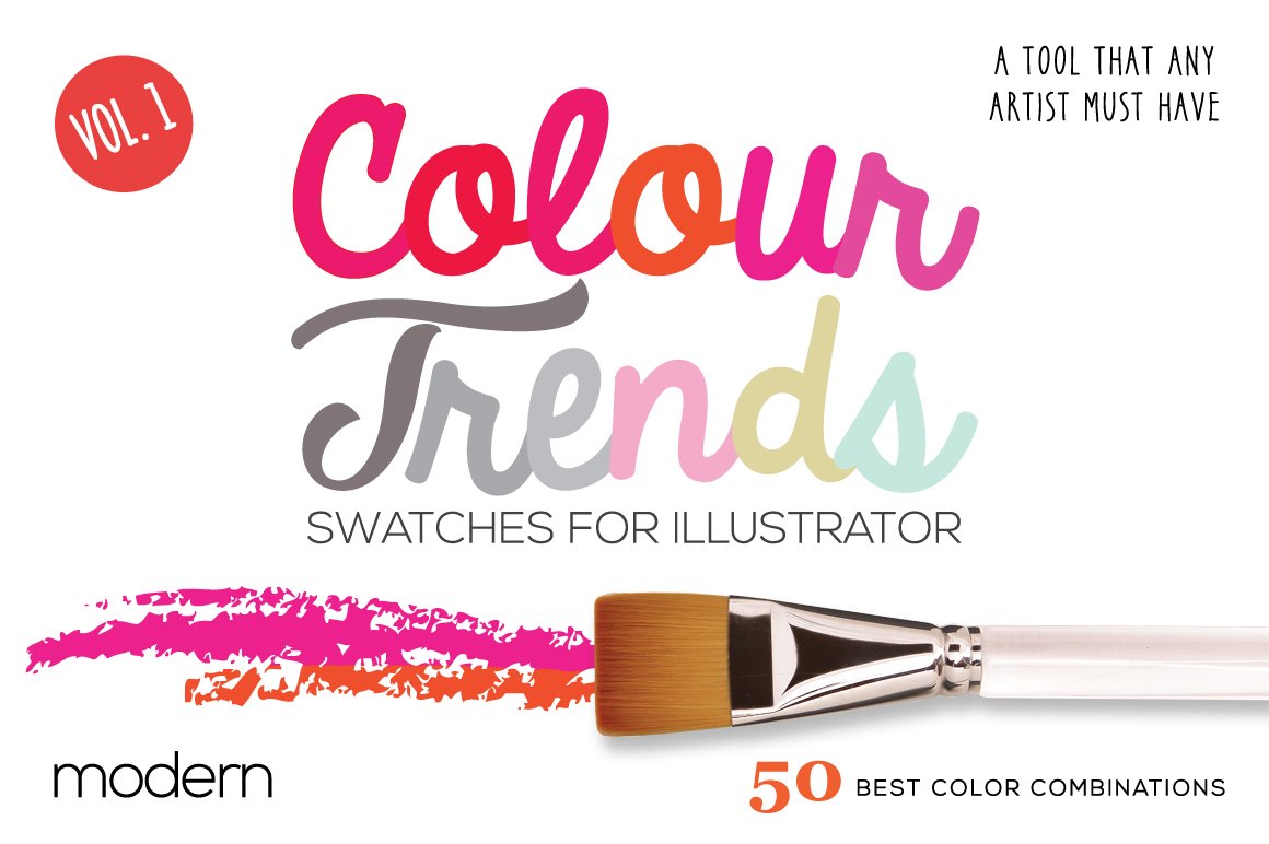 Colour Trends Modern Swatches Vol1cover image.