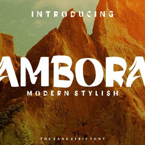 Ambora Font cover image.