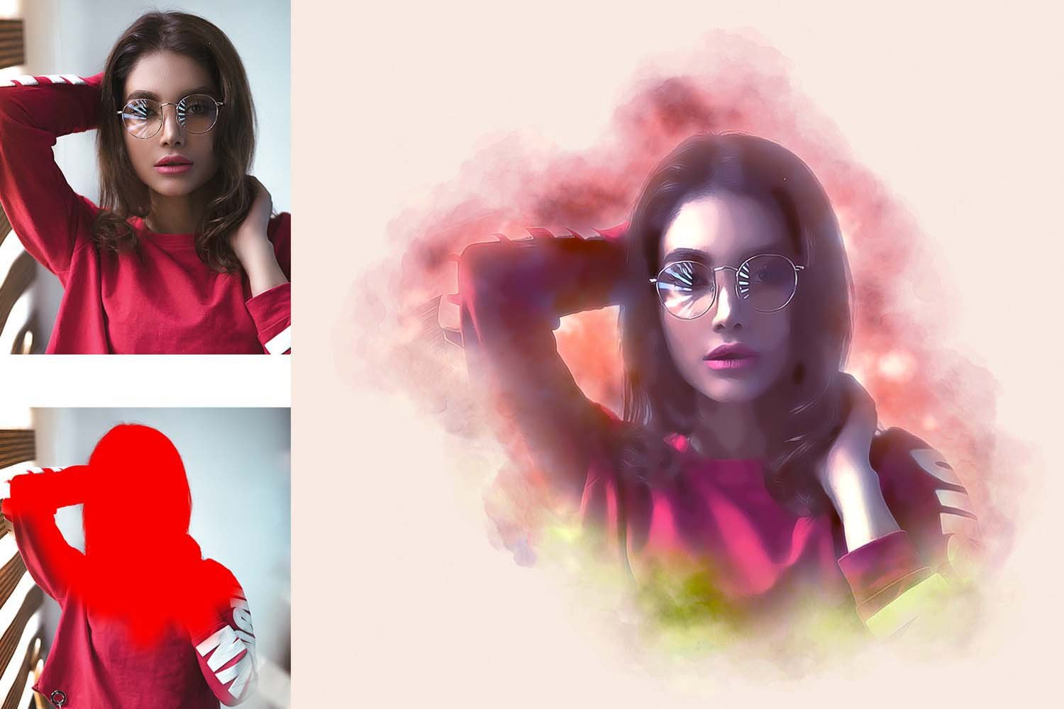 image to digital painting photoshop action 5 395