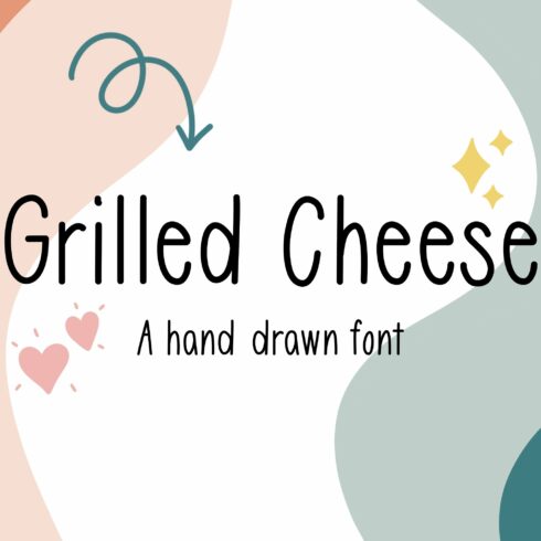 Grilled Cheese Handwriting Font cover image.